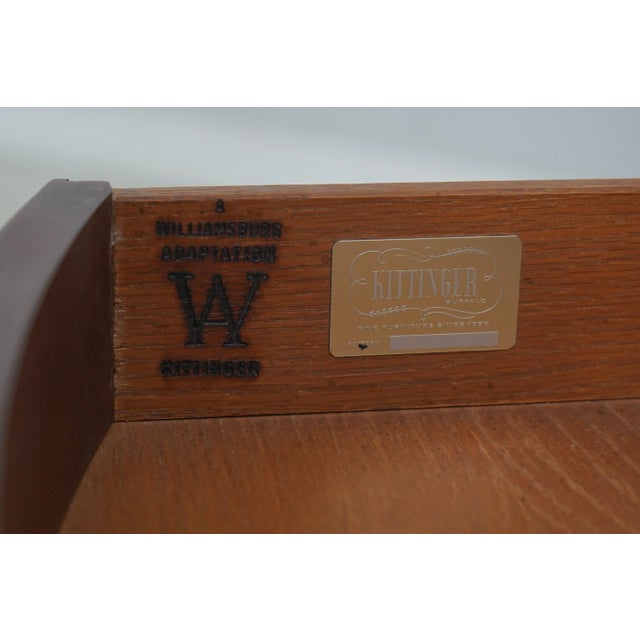 Kittinger Colonial Williamsburg Mahogany Wa-1006 Pembroke Table For Sale - Image 12 of 12