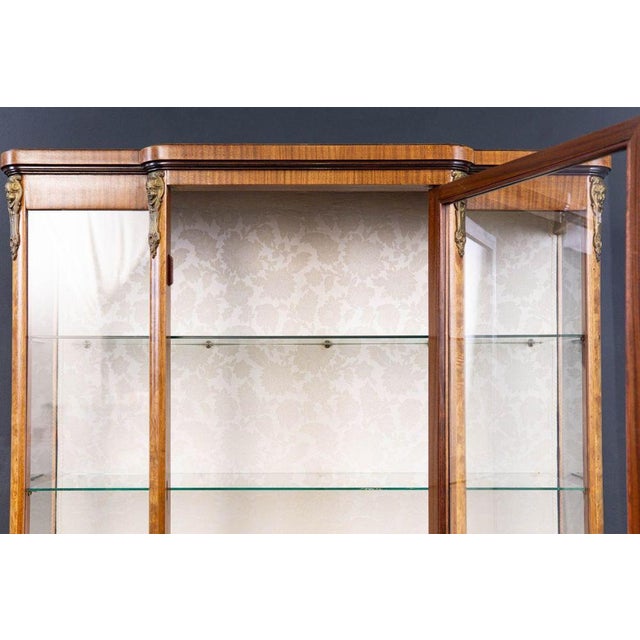 Mid-Century Baroque Style Showcase Cupboard For Sale - Image 5 of 16