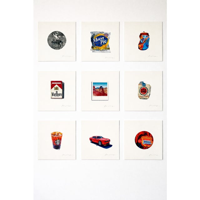 2020s 'Jet Fuel' Original Framed Drawing For Sale - Image 5 of 5