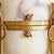 Vintage French Alabaster Vase + Gilt Metal Stand For Sale In Chicago - Image 6 of 9