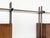 Metal Mid-Century Italian Modern Free-Standing Bookshelf in Wood and Brass, 1960s For Sale - Image 7 of 18