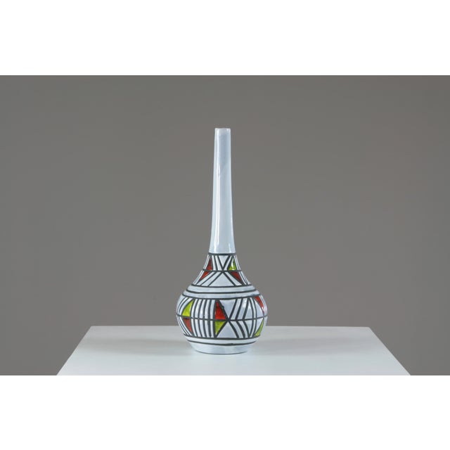 1950s Long-Necked Vase by Roger Capron, France, 1950s For Sale - Image 5 of 8