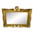 Vintage Italian Carved Giltwood and Shell Decorated Wall Mirror For Sale