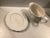 1950s 1950s White Federalist Ironstone Gravy Boat and Saucer For Sale - Image 5 of 12