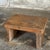Small stool, upcycled antique teak side stool, footrest. Teak stool—the natural imperfections of the wood (irregularities,...