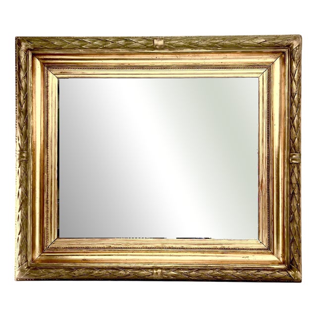 Mirror in Gilded Wood For Sale
