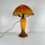 Mushroom Lamp in Speckled Orange Glass from Massive Lighting, Belgium, 1970s For Sale - Image 3 of 14