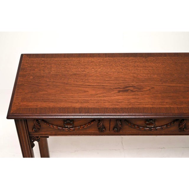 1930s Vintage Georgian Console Table, 1930 For Sale - Image 5 of 11