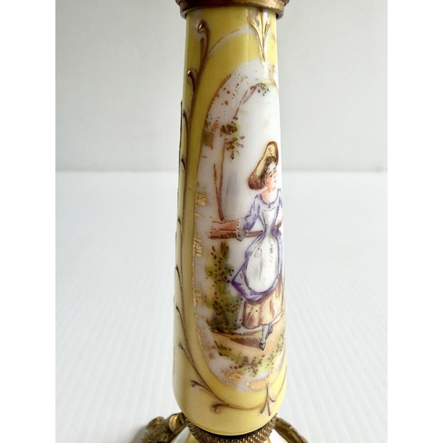 Lots of beautiful detail on this candlestick.
