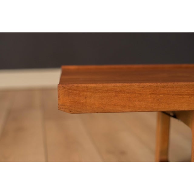 Vintage Scandinavian Low Teak Bruksbo Krobo Bench by Torbjørn Afdal for Bruksbo For Sale - Image 13 of 13