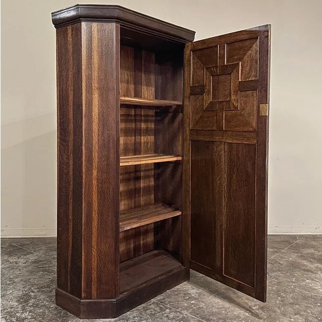 Coffee 19th Century English Cupboard For Sale - Image 8 of 12