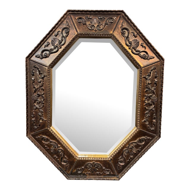 Carolina Mirror Company Octagonal Wall Mirror For Sale