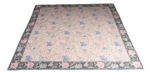 Rectangular Crochet Rug in Cotton