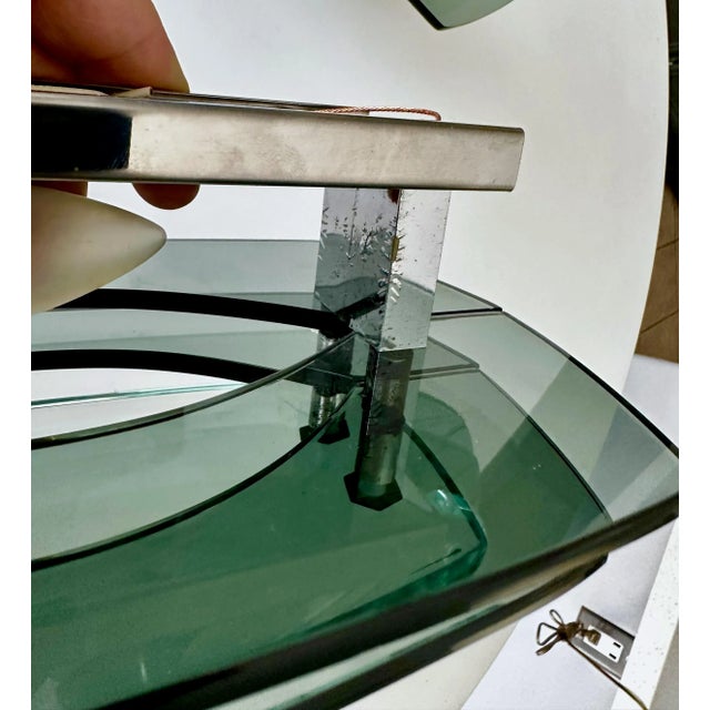 Pair of Fontana Arte Style Italian Sconces For Sale - Image 11 of 12