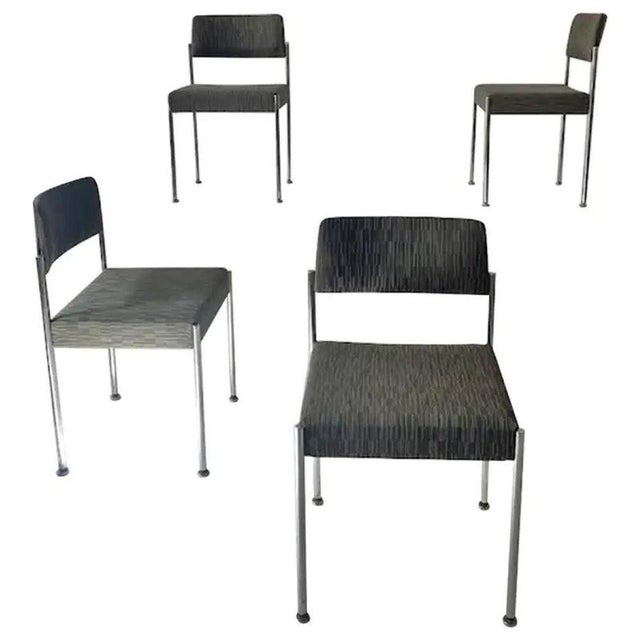 Vintage Chairs by Martin Stoll for Girsberger, Switzerland, 1970s, Set of 4 For Sale - Image 11 of 11