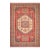 Bohemian Super Kazak Herman Rust/Tan Wool Rug - 6'11'' X 9'3'' For Sale