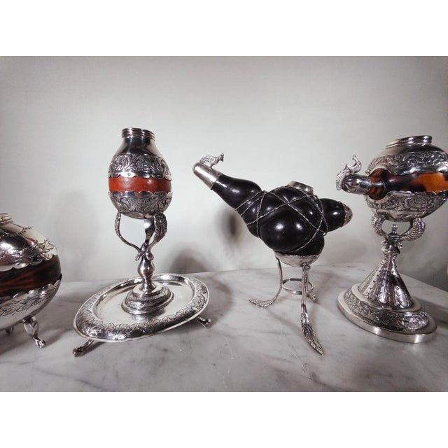 Colonial Pots in Silver, 1750s, Set of 6 For Sale - Image 6 of 18