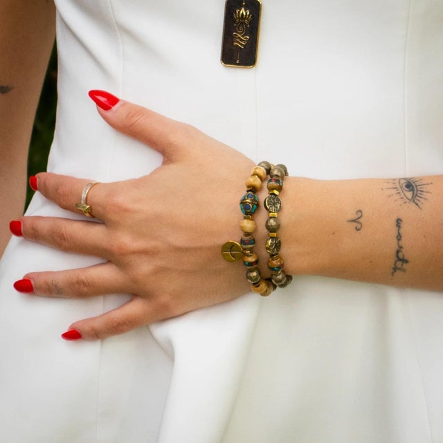 Boho Soul Nepal Meditation & Buddha Bead Bracelet Set Embrace your inner calm and wear your soul with intention through...