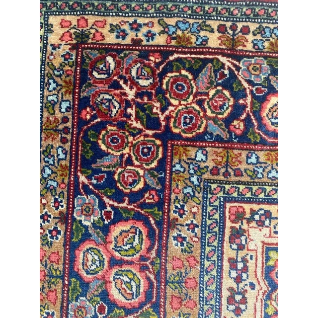 Antique Fine Tabriz Rug For Sale - Image 9 of 18