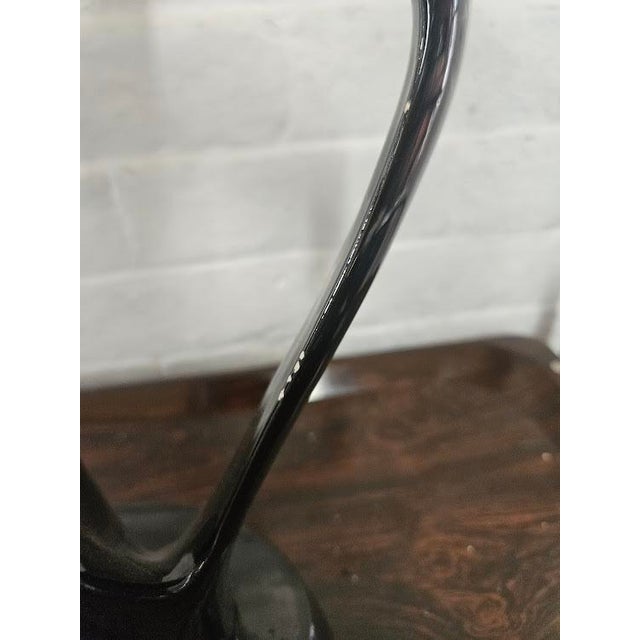 Black Vintage MCM Black Ceramic Seagull Sculpture For Sale - Image 8 of 8