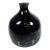 Mid-Century Modern Japanese Bud Vase Dark Brown Glaze Pottery Mingei Tenmoku For Sale