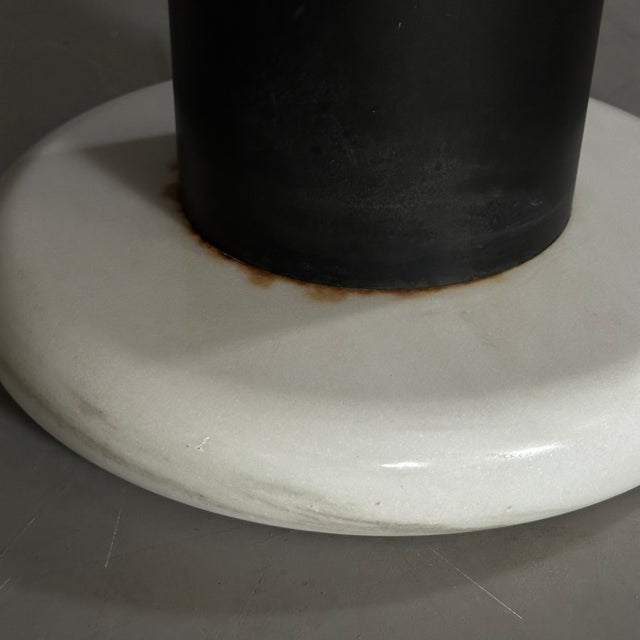 Loto Rosso Round Table by Ettore Sottsass for Poltronova For Sale - Image 5 of 13