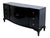 Wood Art Deco Sideboard in High-Gloss Black Lacquer, 1930s For Sale - Image 7 of 8