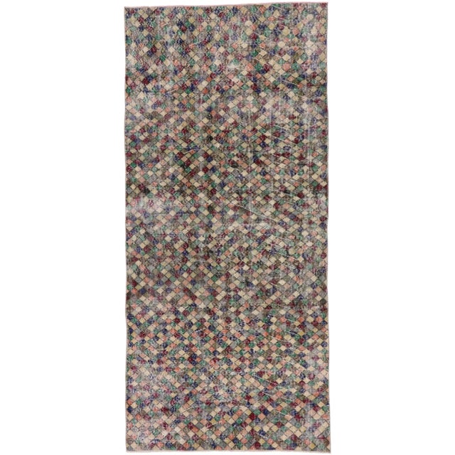 Vintage Turkish Sivas Rug, 04'00 X 08'09 For Sale - Image 10 of 10