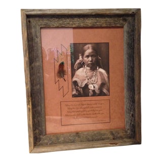 Edward Curtis American Indian Photograph For Sale