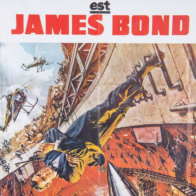 Paper French James Bond 007 You Only Live Twice Re-Release Poster, 1980 For Sale - Image 7 of 16