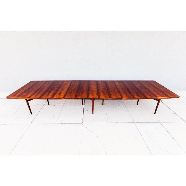 Mid Century Danish Rosewood Conference Table by Arne Vodder for Sibast, C1960s For Sale - Image 16 of 16