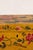 Wood Vintage Hand Painted Mustard + Floral Box For Sale - Image 7 of 8