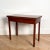 An early 19th Century English mahogany tea table. When opened table measures 32" deep.