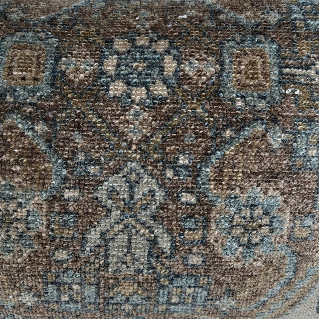 Rustic Vintage Turkish Rug Pillow For Sale - Image 3 of 5