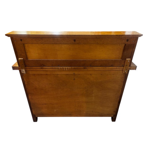 Traditional 1920s Carved Oak Sideboard Bar For Sale - Image 3 of 8