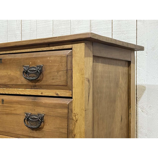 English Walnut Chest of Drawers, Early 20th Century For Sale - Image 5 of 17