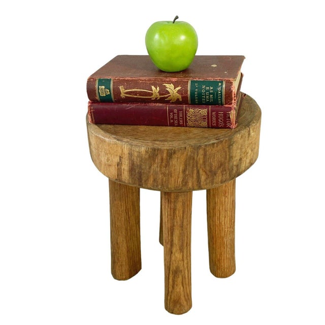 African African Vintage Carved Wood Milk Stool Hehe Gogo People Tanzania 13" H For Sale - Image 3 of 5