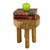 African African Vintage Carved Wood Milk Stool Hehe Gogo People Tanzania 13" H For Sale - Image 3 of 5