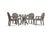 Dining Table and 4 Chairs in the Style of Milo Baughman For Sale - Image 13 of 13