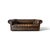 Vintage Chesterfield Three-Seater Sofa in Brown Leather, England, 1980s For Sale - Image 10 of 10