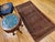 Brown 19th Century Turkmen Yomut Area Rug in Allover Geometric Pattern in Dark Red, Brown, French Blue For Sale - Image 8 of 18