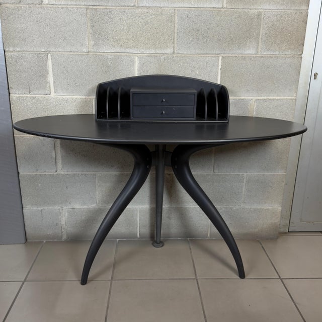 Postmodern Painted Metal and Wood Console or Desk, 1990s For Sale - Image 10 of 10