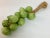 Gorgeous Italian Ceramic Glazed Green limes on Straw rope. Fabulous art piece for your home.