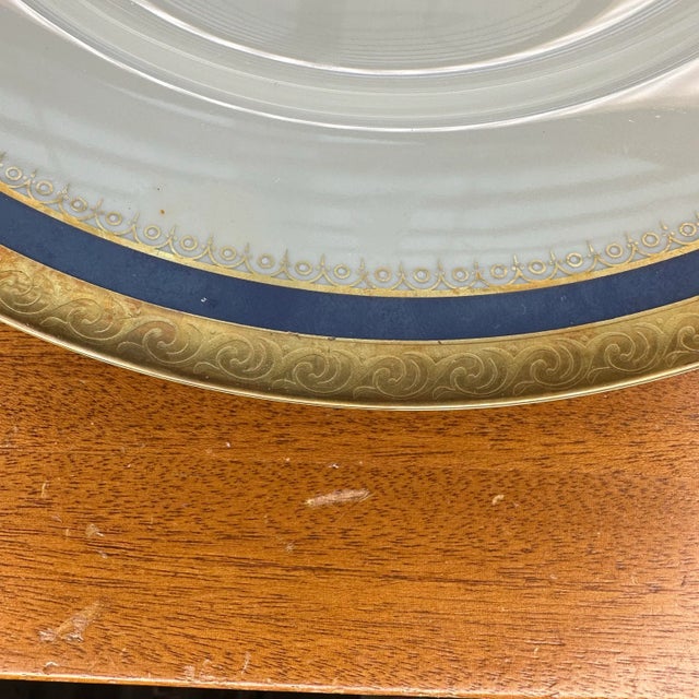 English Late 20th Century Vintage Fine China in Alhambra Pattern by Ranmaru Service for Twelve Plus Serving Pieces- 51 Pieces For Sale - Image 3 of 11