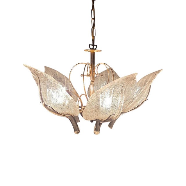 Glass Murano Chandelier by Archimede Seguso for Seguso, 1970s For Sale - Image 7 of 18
