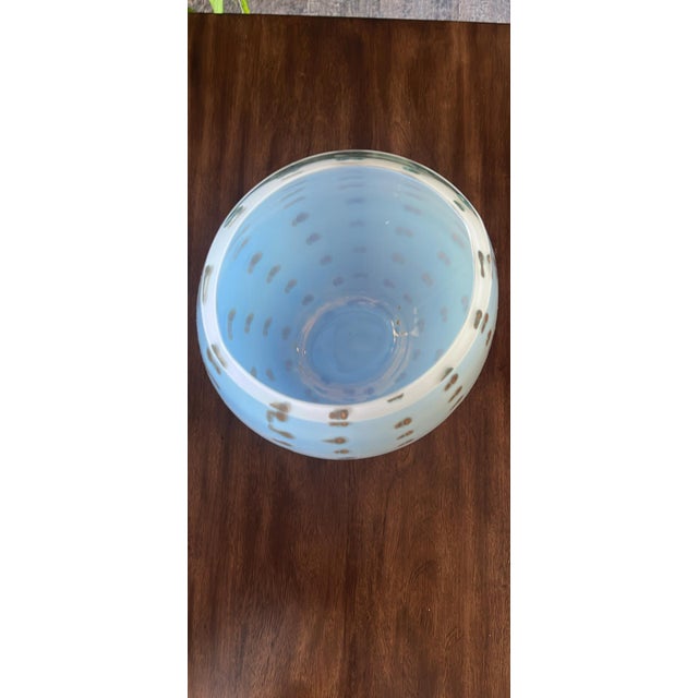 Glass Waterford Evolution "Bamboo" or "Opal & Amber" Flower Vase. For Sale - Image 7 of 7