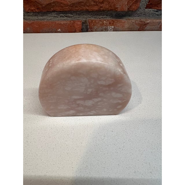 Abstract Unique One-Piece Mid Century Marble Salt and Pepper Shaker For Sale - Image 3 of 10