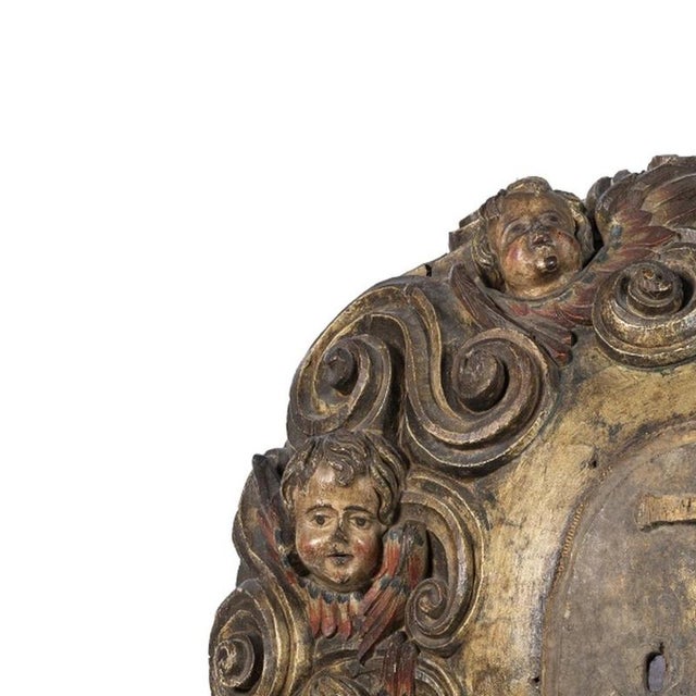 Sacred Art - Carved Tabernacle - 18th Century. Portuguese; 18th century carved and gilded wood; decorated with angel...