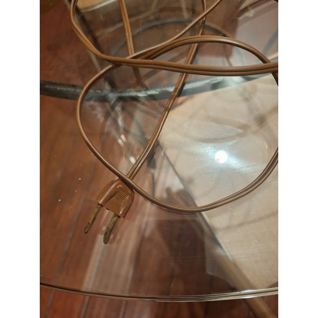 Mid-Century Modern Cork Lamp 1960's 1970's For Sale - Image 11 of 12