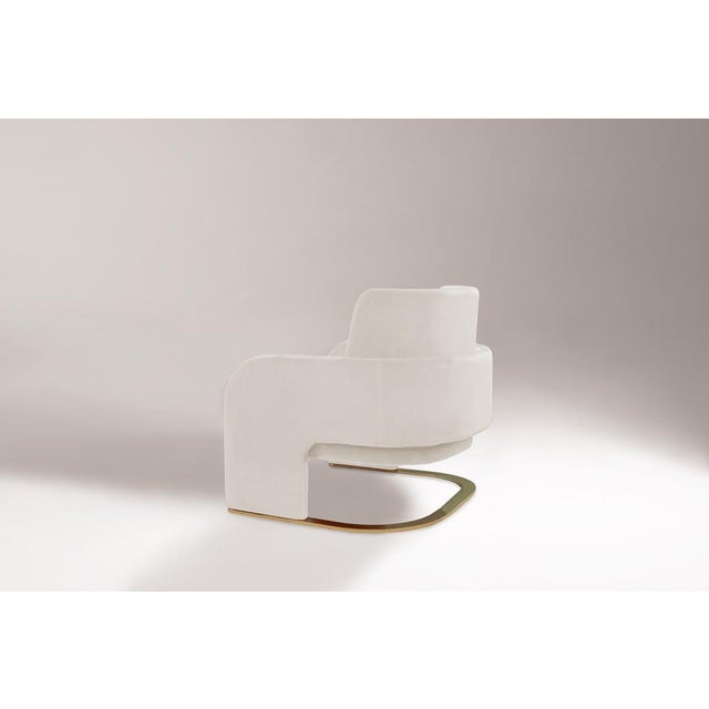 Odisseia chair embodies the aesthetic spirit of the space age, a new kind of discreet luxury and comfort inspired by a...